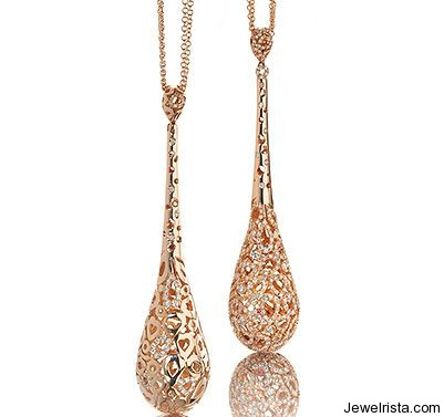 Coin Pendants on Rose Gold And Diamond Pendants By Jewelry Designer Roberto Coin