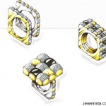 Diamond and Gold Rings By Angela Tonali