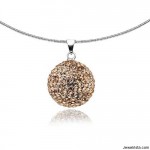 Mischa Rose Gold Sphere Pendant