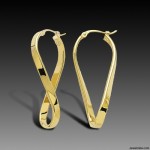 Charles Garnier Twisted Hoop Earrings