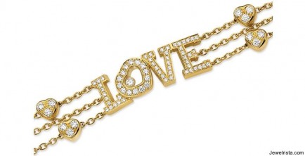 18kt Gold Love Diamond Bracelet