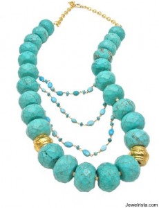 Turquoise and Vermeil Chain