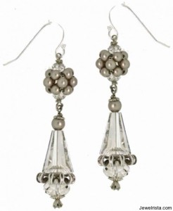 Swarovski Crystal Pearl Drop Earrings