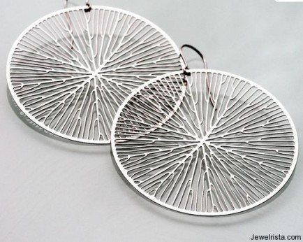 Circular Stainless Steel Earrings