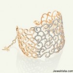 Casato Roma 18kt Ross Gold and Diamond Cuff Bracelet