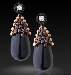 Diamond Earrings From The Etruria Collection by Jewelry Designer Damaso Martinez