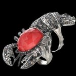 Diamond Lobster Ring by Stephen Webste