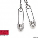 Sterling Silver Safety Pin Earrings by Viventy