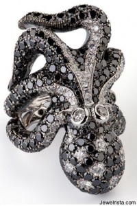 Cantamessa Diamond Octopus Ring