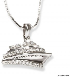 Diamond Cruise Ship Charm