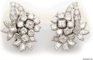 Vintage Cartier Diamond Earrings