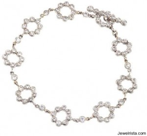 White Gold Bracelet By Erica Courtney