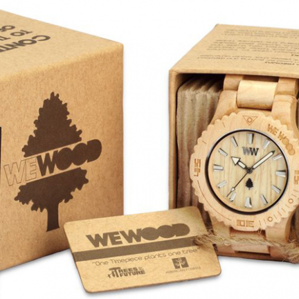Wooden Watch - Green Gift Idea