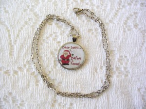 Christmas Jewelry Gift Ideas Santa Necklace Define Good