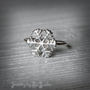 Christmas Jewelry Gift Ideas Snowflake Ring