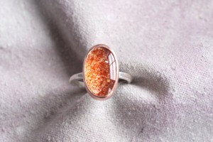 New Years Eve Jewelry 5 Gemstone ring