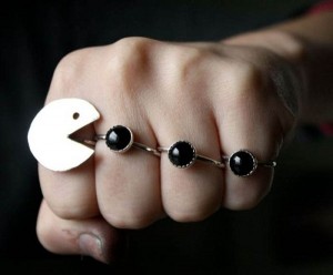 Pacman Jewelry 2 - Pacman Rings