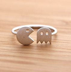 Pacman Jewelry 2c - Pacman Open Ring