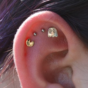 Pac-man Jewelry 3 - Pacman Piercing